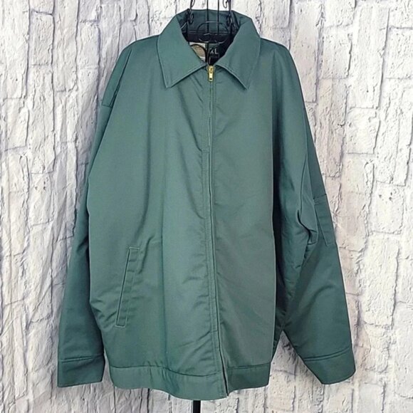 Workwear Other - WORKWEAR Work Jacket Green Chore Farm Mechanic Green 3XL